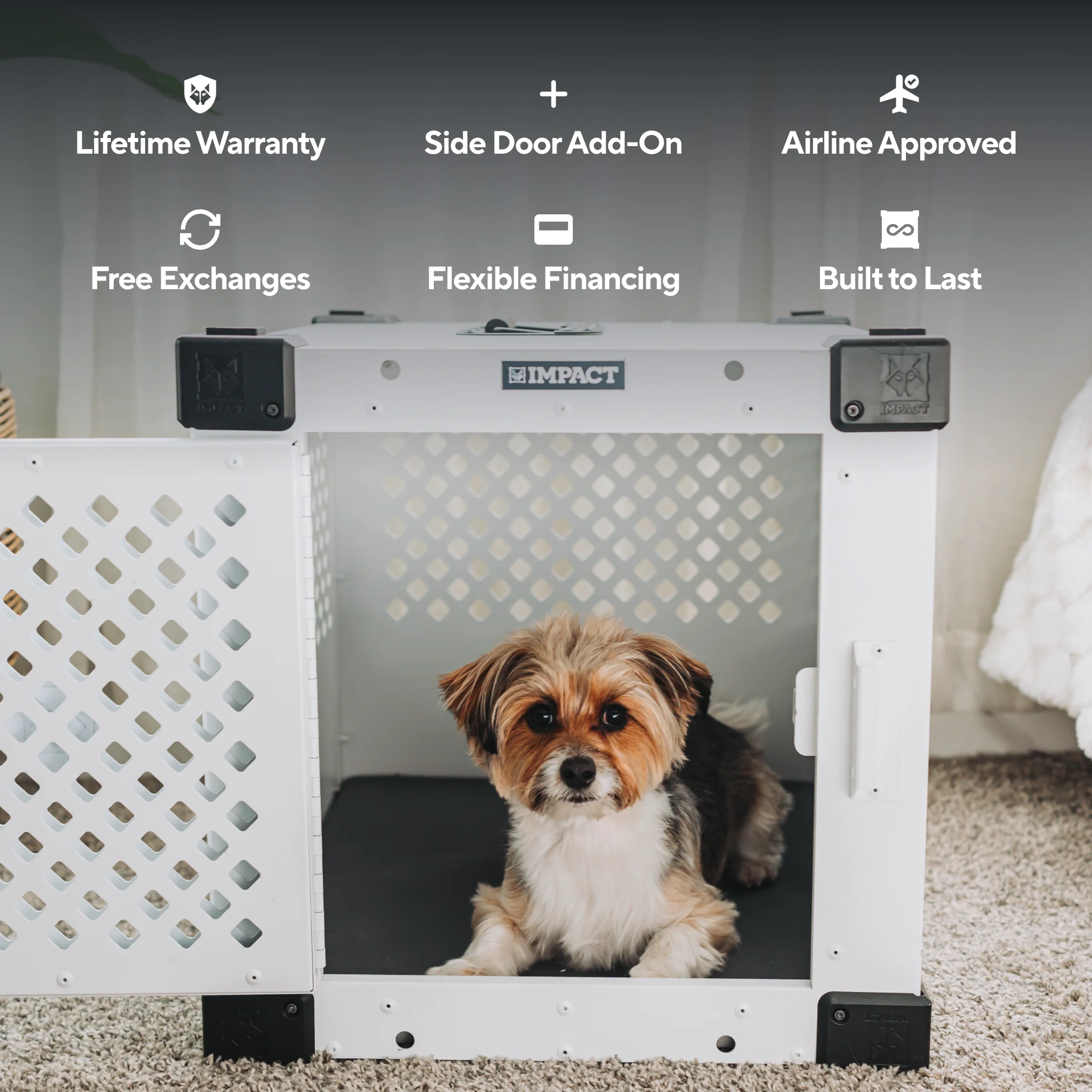 Mini Stationary Dog Crate - Image 11